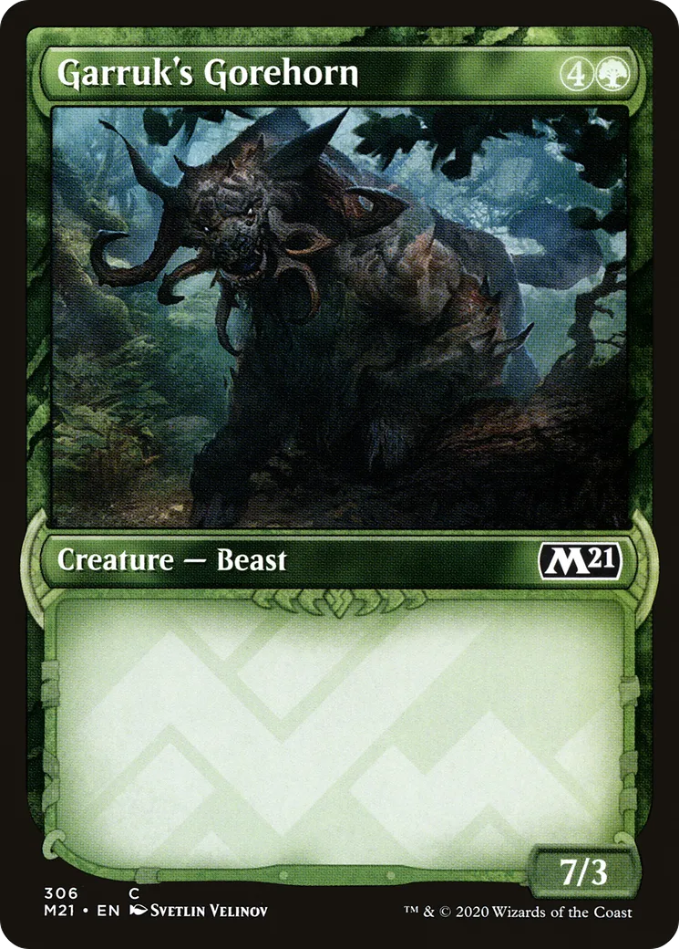 Garruk's Gorehorn — Core Set 2021 — Magic: The Gathering