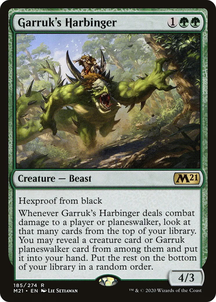Garruk's Harbinger — Core Set 2021 — Magic: The Gathering