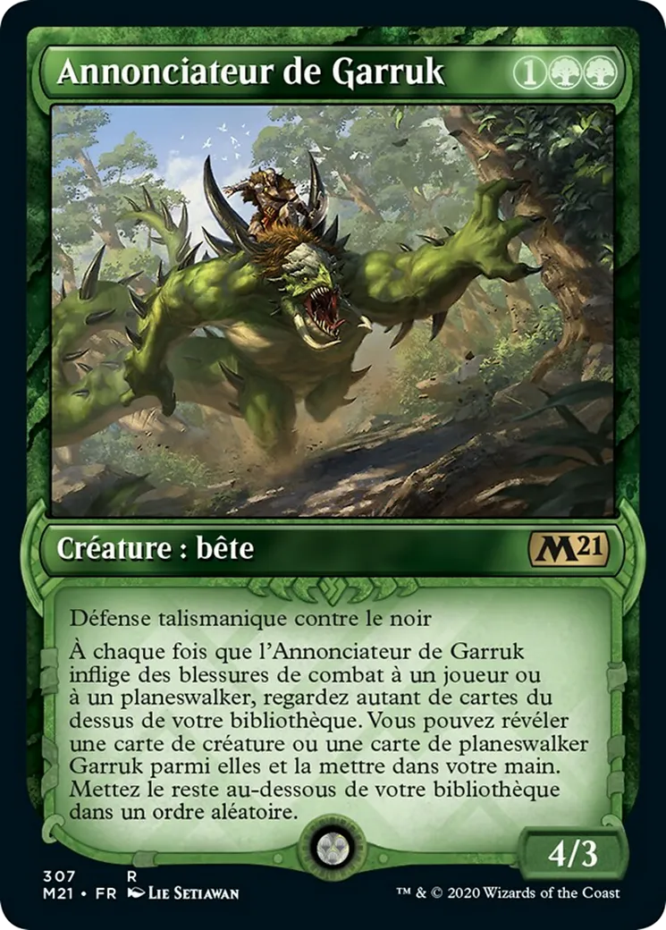 Annonciateur de Garruk — Core Set 2021 — Magic: The Gathering