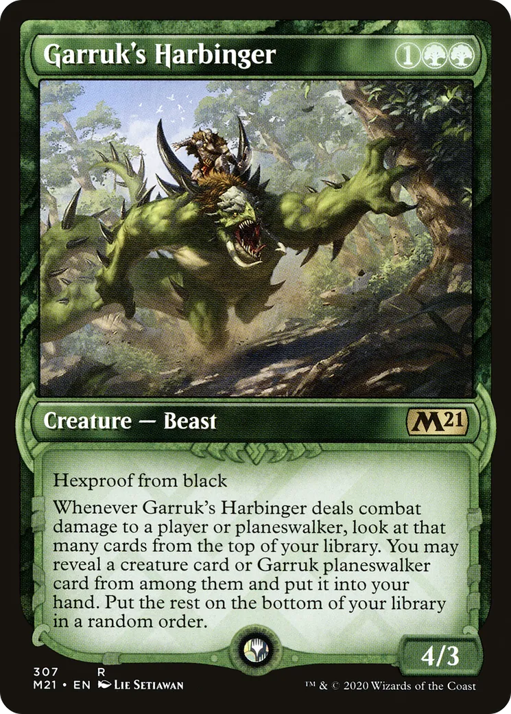 Garruk's Harbinger — Core Set 2021 — Magic: The Gathering