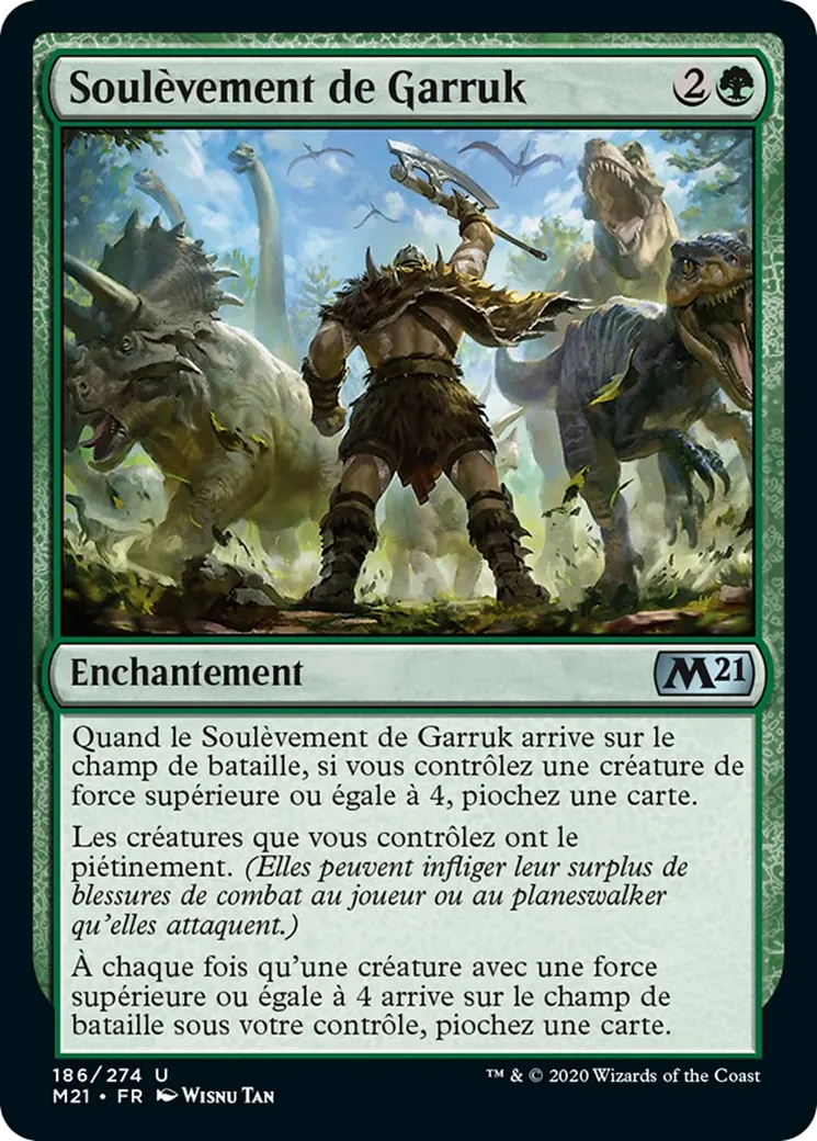Soulèvement de Garruk — Core Set 2021 — Magic: The Gathering