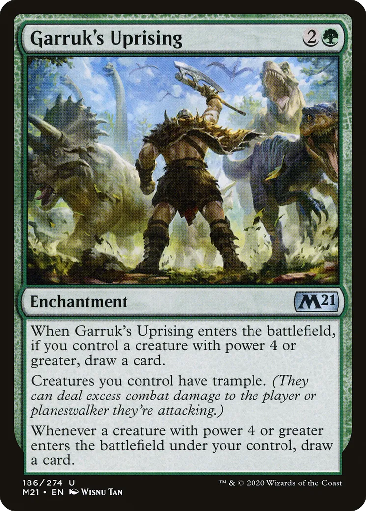 Garruk's Uprising from Core Set 2021 - Magic: The Gathering