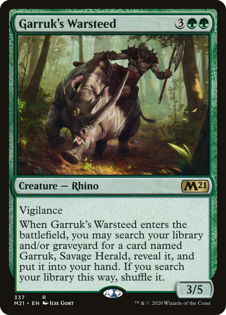 Destrier de guerre de Garruk — Core Set 2021 — Magic: The Gathering