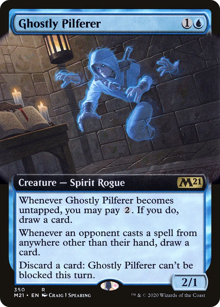 Ghostly Pilferer — Core Set 2021 — Magic: The Gathering