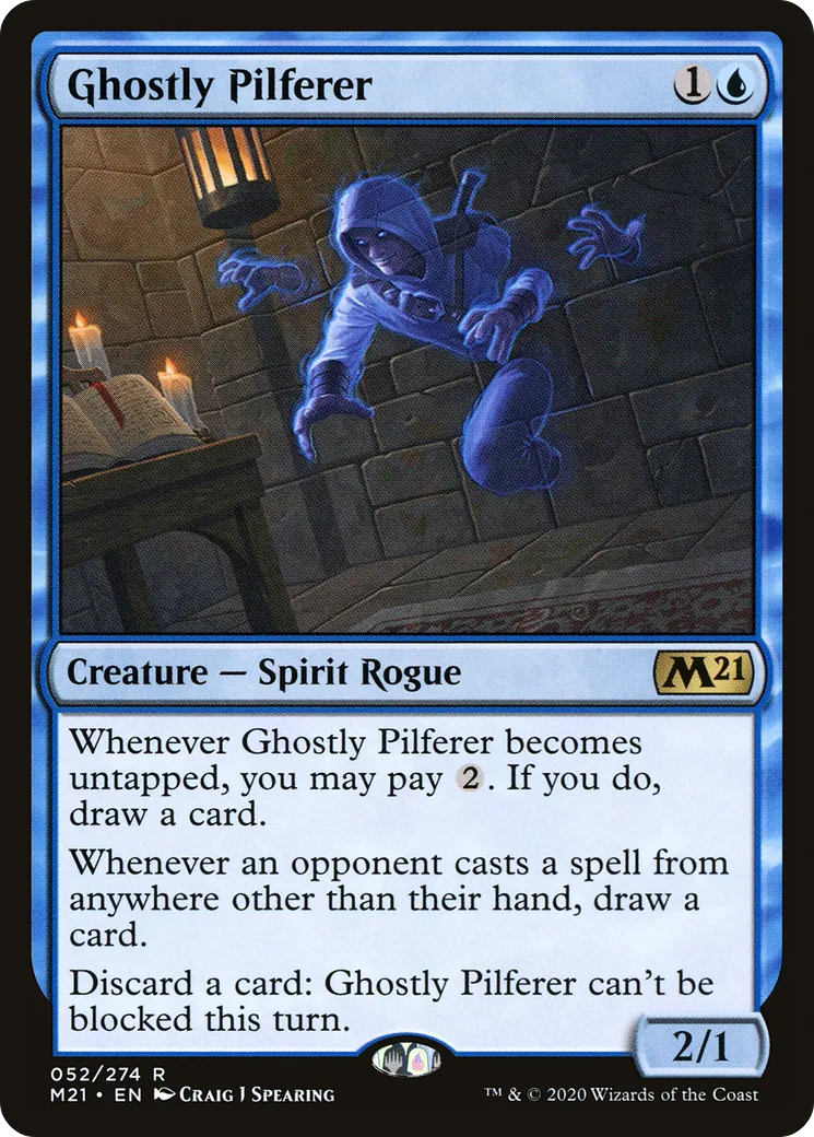 Ghostly Pilferer — Core Set 2021 — Magic: The Gathering