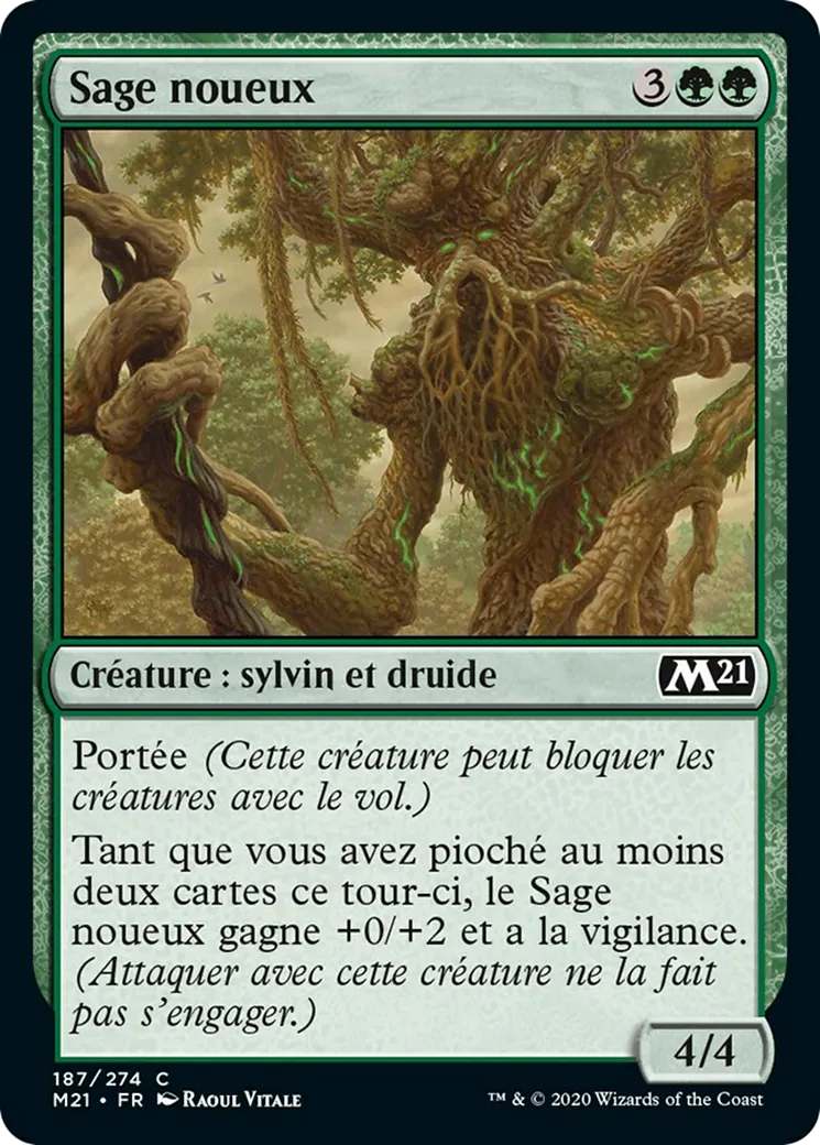 Sage noueux — Core Set 2021 — Magic: The Gathering