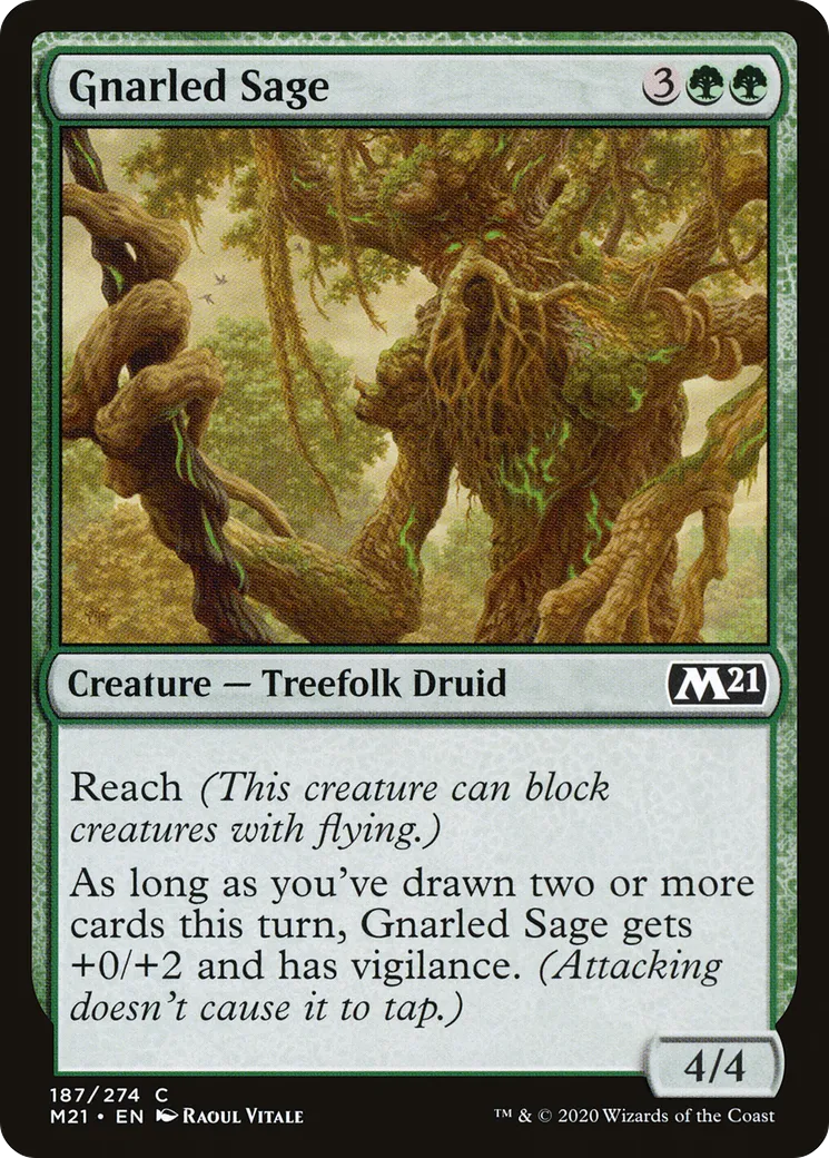 Gnarled Sage — Core Set 2021 — Magic: The Gathering