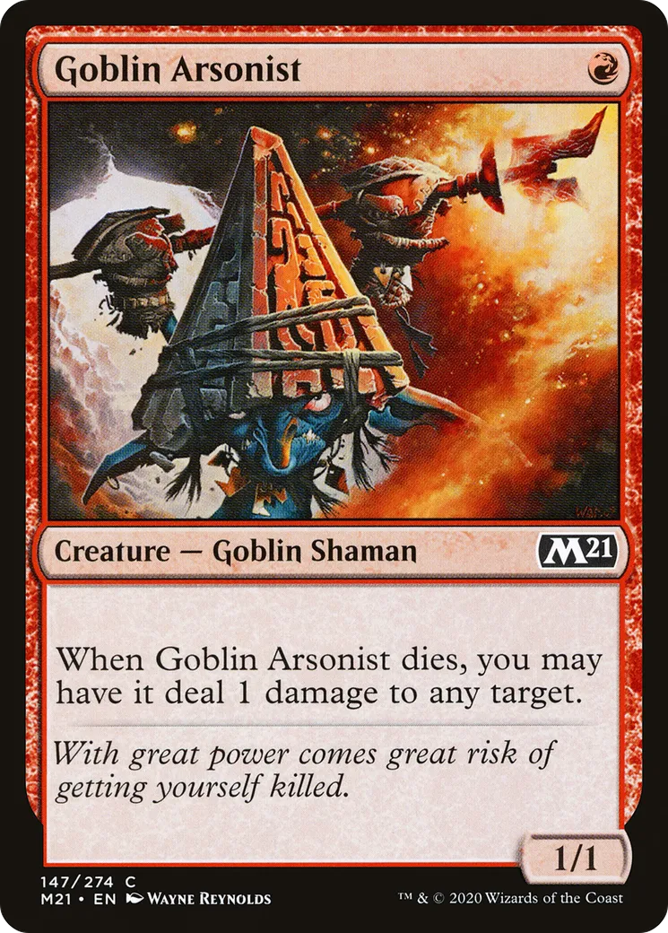 Incendiaire gobelin — Core Set 2021 — Magic: The Gathering