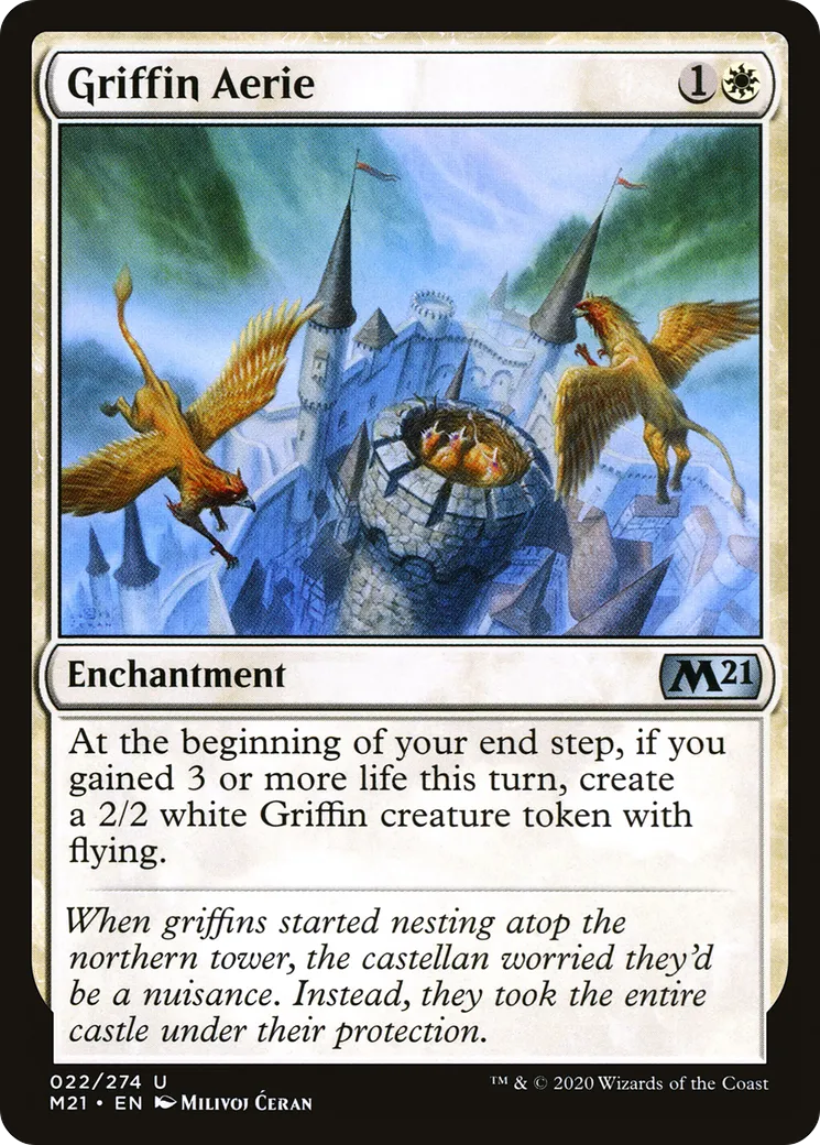 Griffin Aerie — Core Set 2021 — Magic: The Gathering