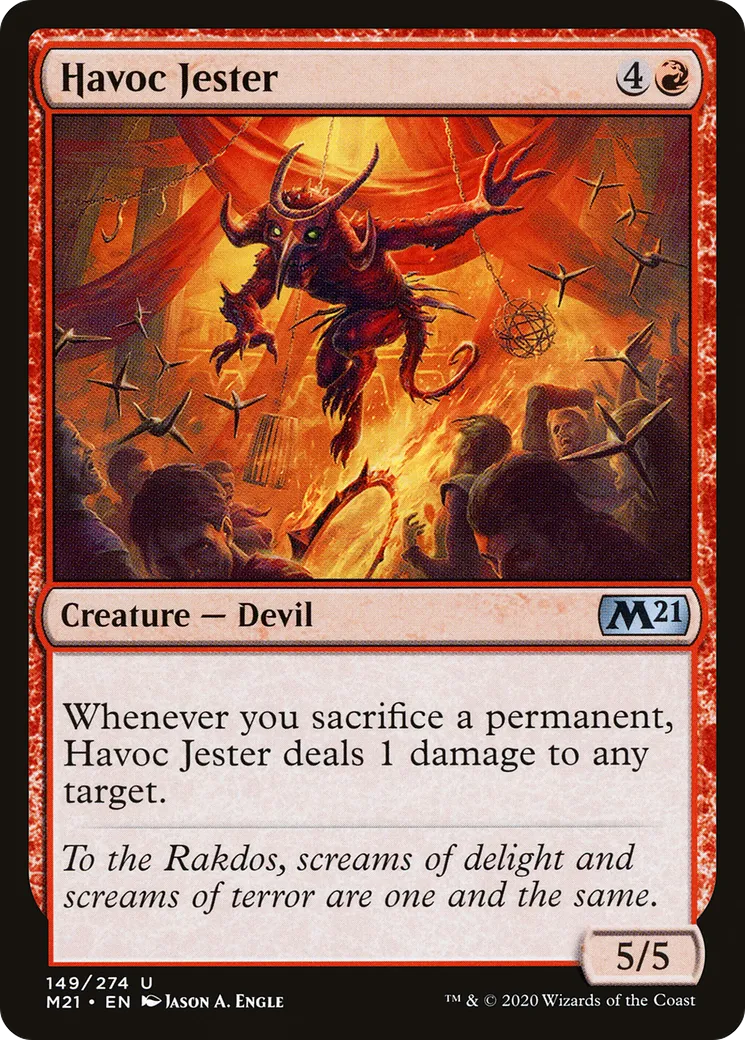 Havoc Jester — Core Set 2021 — Magic: The Gathering