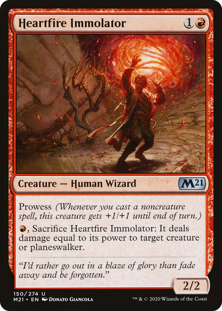 Immolateur pyrocœur — Core Set 2021 — Magic: The Gathering