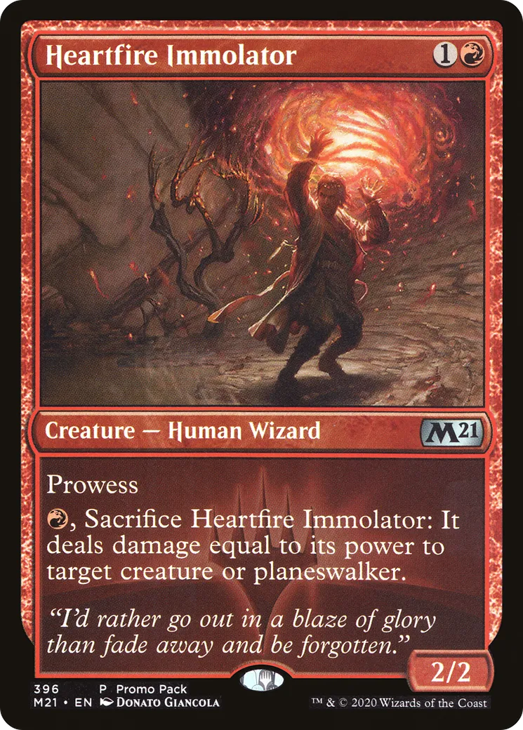 Heartfire Immolator — Core Set 2021 — Magic: The Gathering