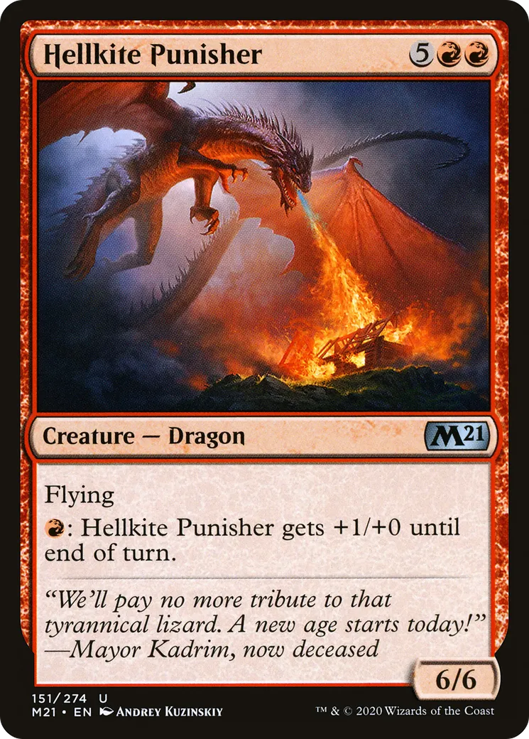 Hellkite Punisher from Core Set 2021 - Magic: The Gathering