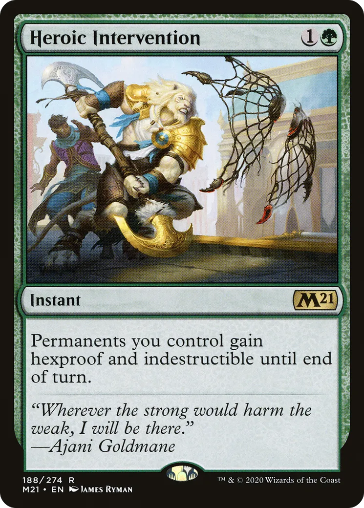 Heroic Intervention — Core Set 2021 — Magic: The Gathering