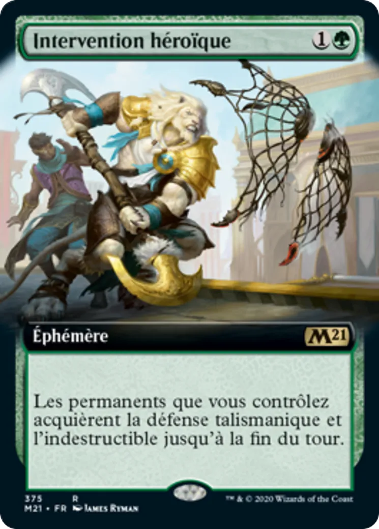 Intervention héroïque — Core Set 2021 — Magic: The Gathering