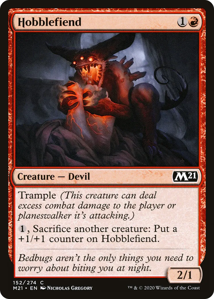 Hobblefiend — Core Set 2021 — Magic: The Gathering