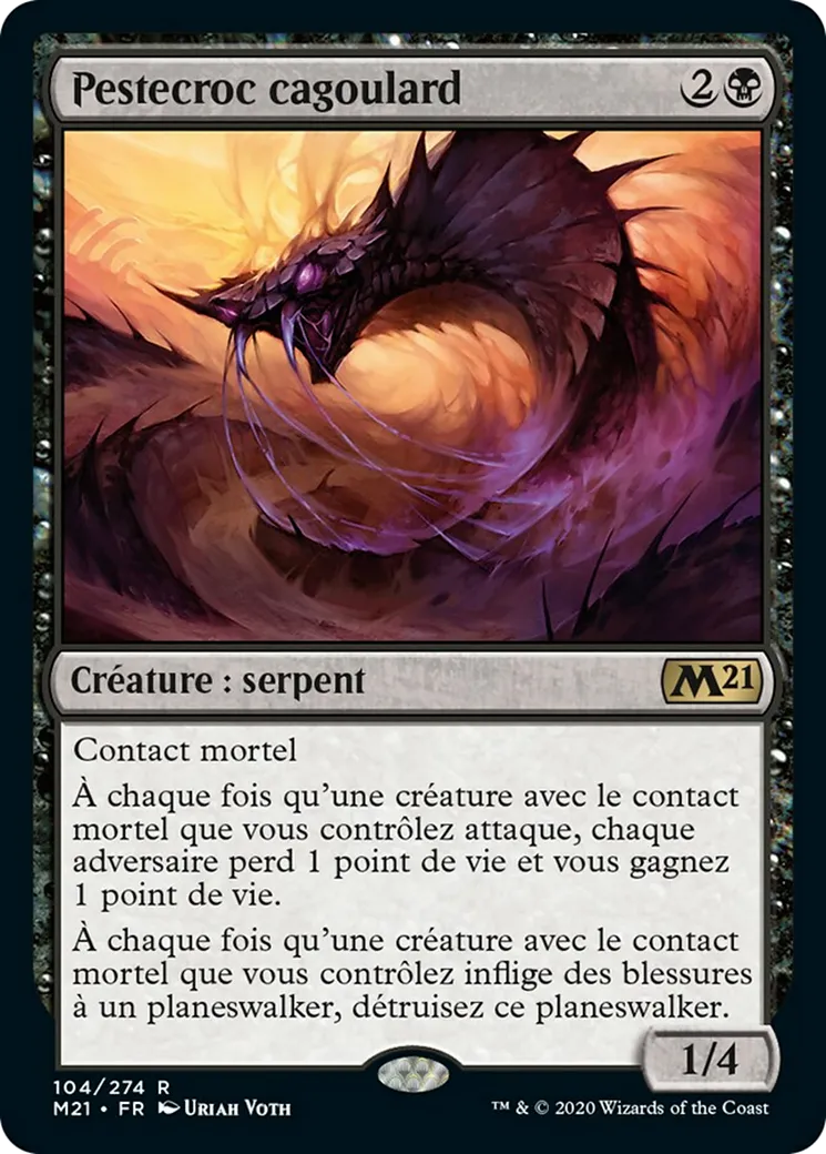 Pestecroc cagoulard — Core Set 2021 — Magic: The Gathering
