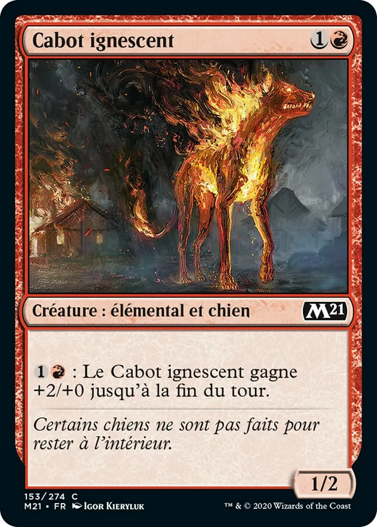 Cabot ignescent from Core Set 2021 - Magic: The Gathering