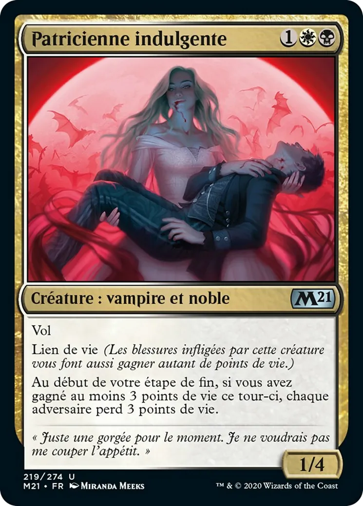 Patricienne indulgente — Core Set 2021 — Magic: The Gathering
