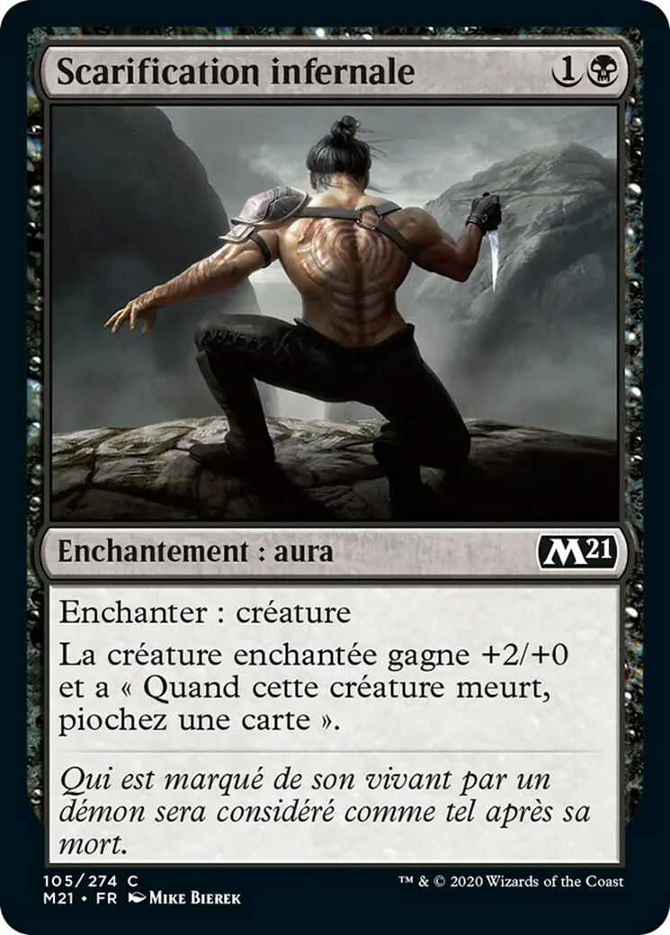 Scarification infernale — Core Set 2021 — Magic: The Gathering