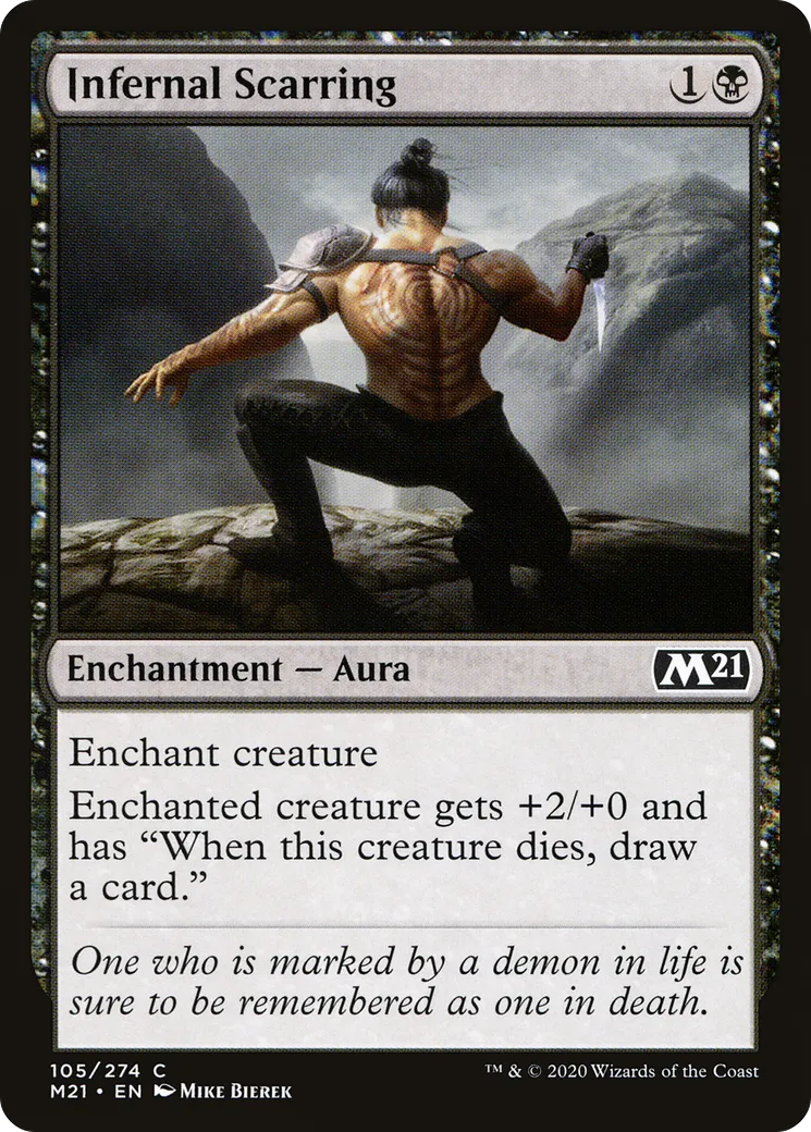 Scarification infernale — Core Set 2021 — Magic: The Gathering