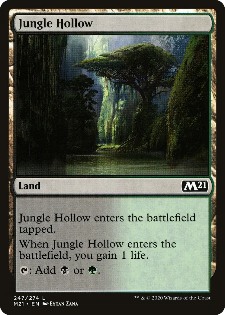 Dépression de jungle — Core Set 2021 — Magic: The Gathering