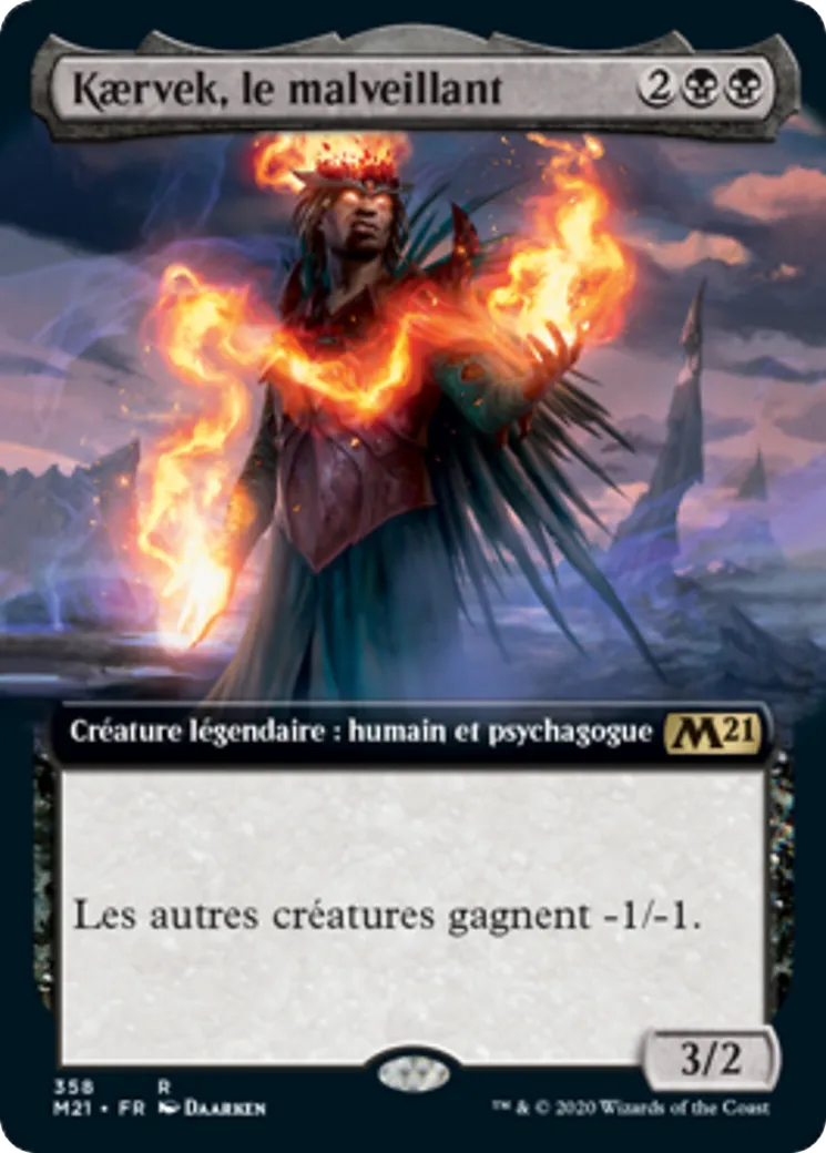 Kaervek, le malveillant — Core Set 2021 — Magic: The Gathering