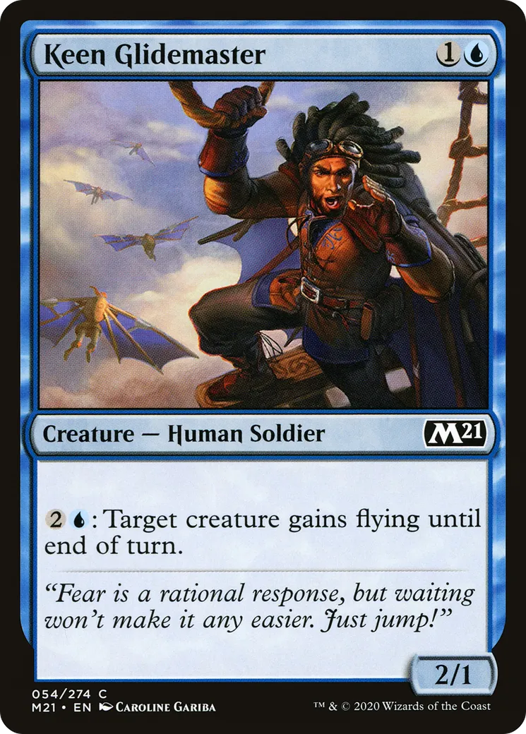 Planachutiste passionné — Core Set 2021 — Magic: The Gathering