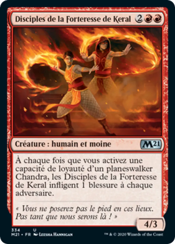 Disciples de la Forteresse de Keral from Core Set 2021 - Magic: The Gathering