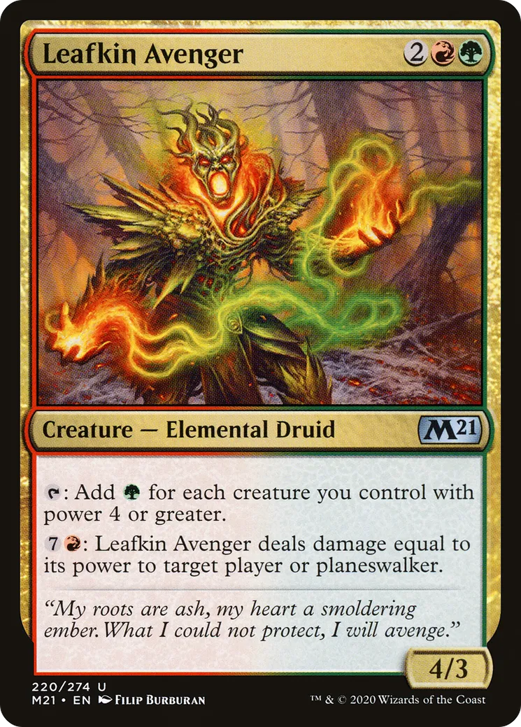 Vengeur sangfeuille — Core Set 2021 — Magic: The Gathering