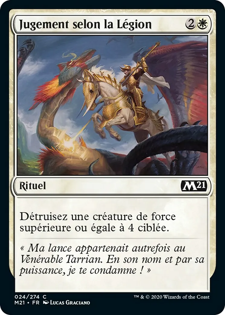 Jugement selon la Légion — Core Set 2021 — Magic: The Gathering