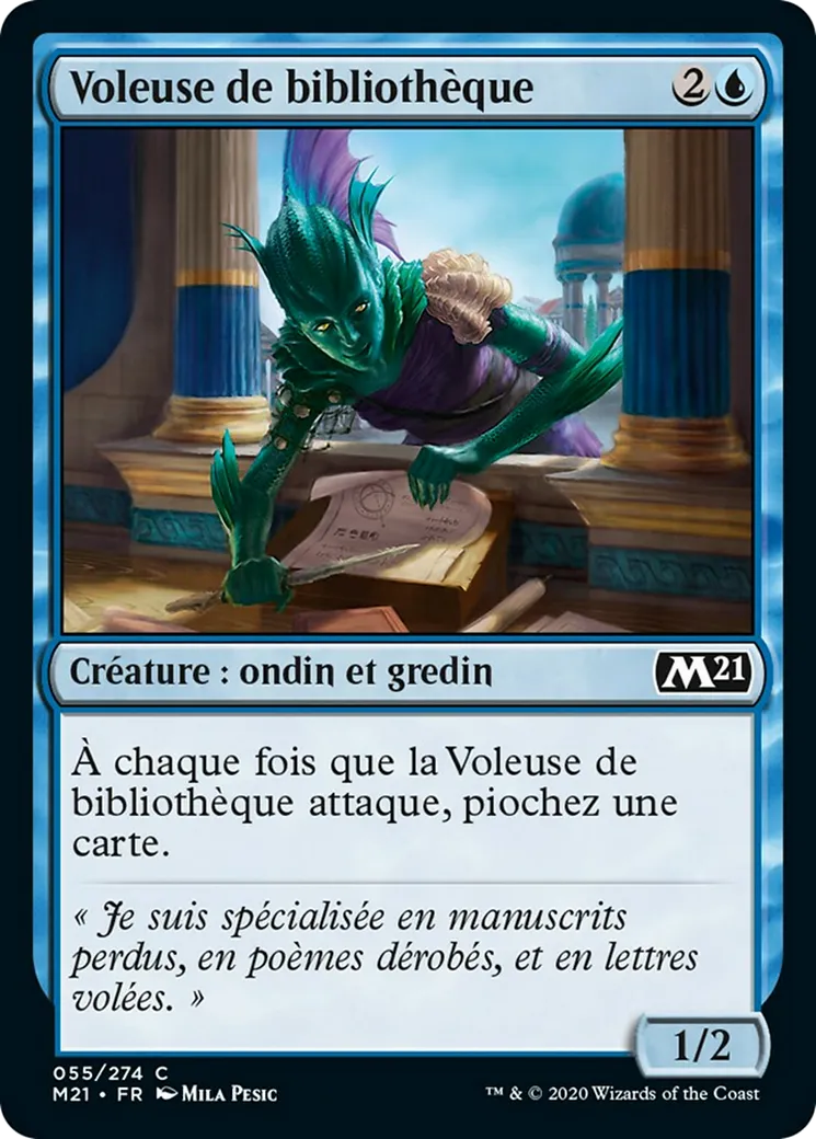 Voleuse de bibliothèque — Core Set 2021 — Magic: The Gathering
