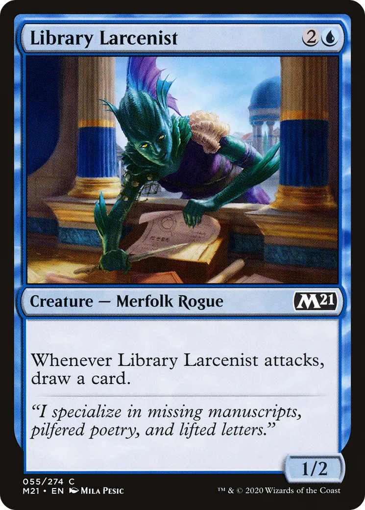 Library Larcenist — Core Set 2021 — Magic: The Gathering