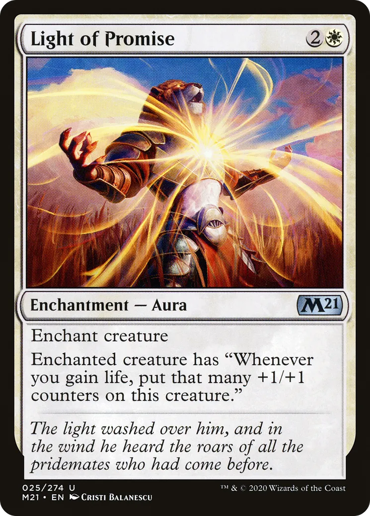 Light of Promise — Core Set 2021 — Magic: The Gathering