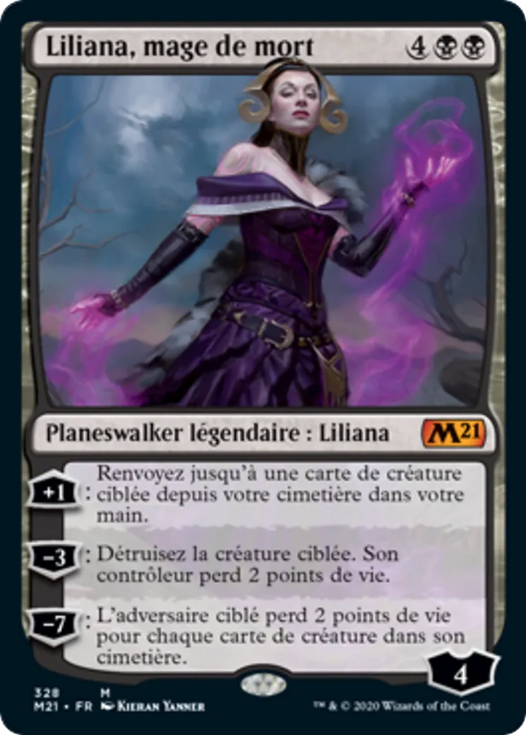 Liliana, mage de mort — Core Set 2021 — Magic: The Gathering