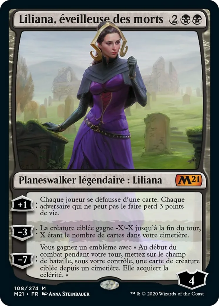 Liliana, éveilleuse des morts — Core Set 2021 — Magic: The Gathering