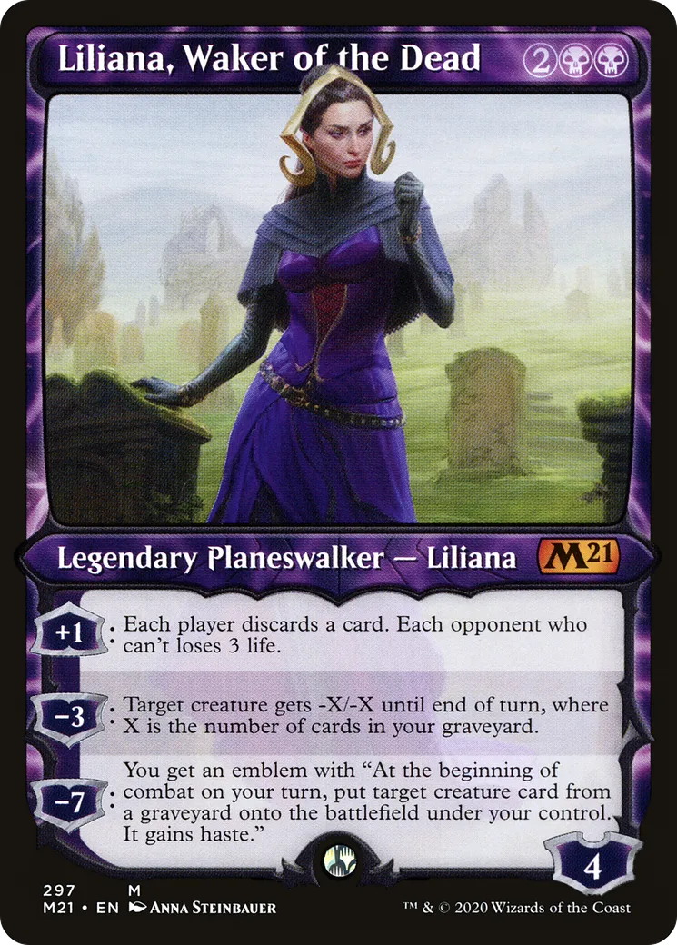 Liliana, Waker of the Dead — Core Set 2021 — Magic: The Gathering