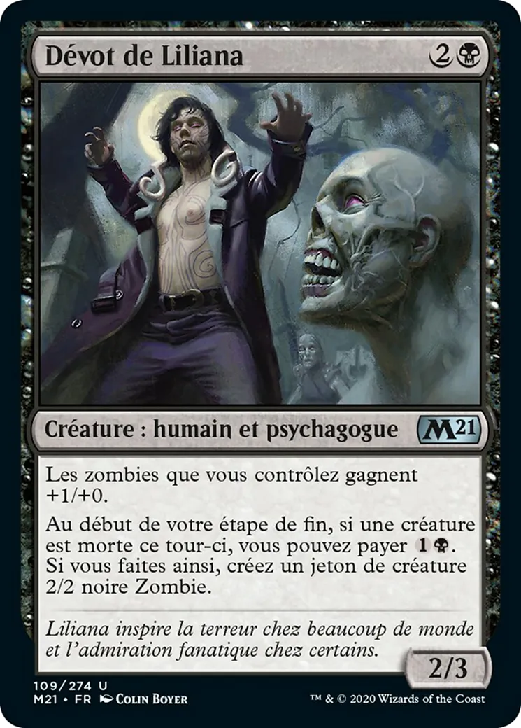 Dévot de Liliana — Core Set 2021 — Magic: The Gathering
