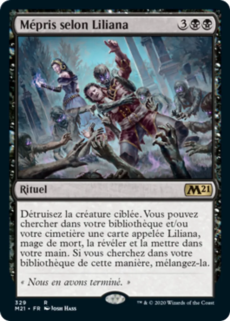 Mépris selon Liliana — Core Set 2021 — Magic: The Gathering