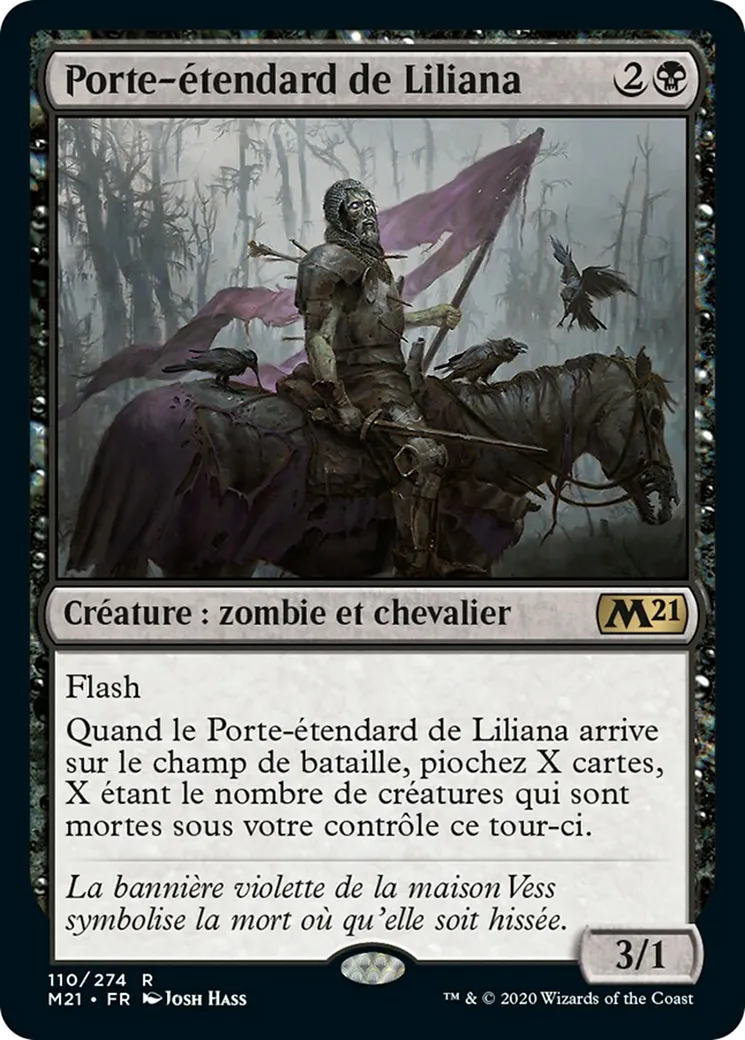 Porte-étendard de Liliana — Core Set 2021 — Magic: The Gathering