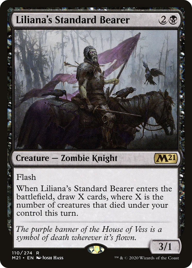 Porte-étendard de Liliana — Core Set 2021 — Magic: The Gathering