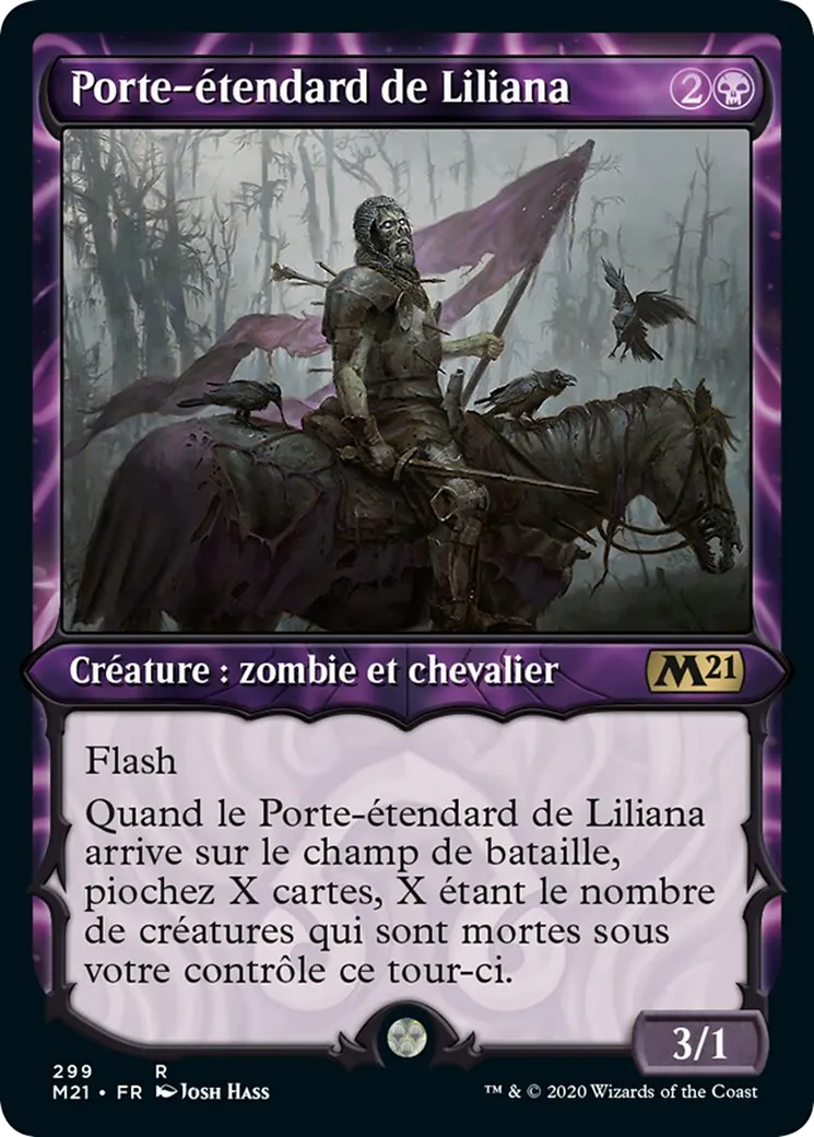 Porte-étendard de Liliana — Core Set 2021 — Magic: The Gathering