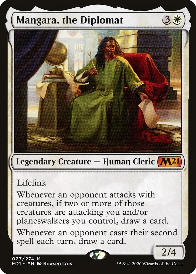 Mangara, the Diplomat — Core Set 2021 — Magic: The Gathering