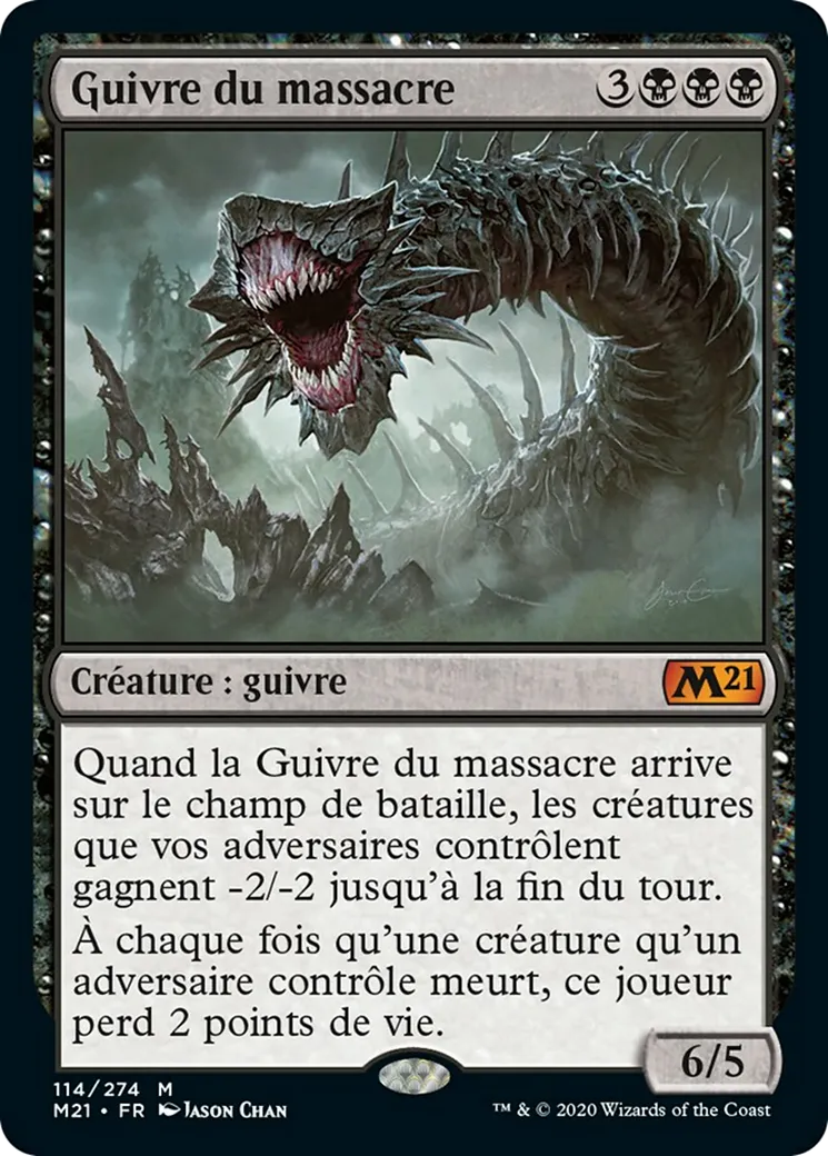 Guivre du massacre — Core Set 2021 — Magic: The Gathering