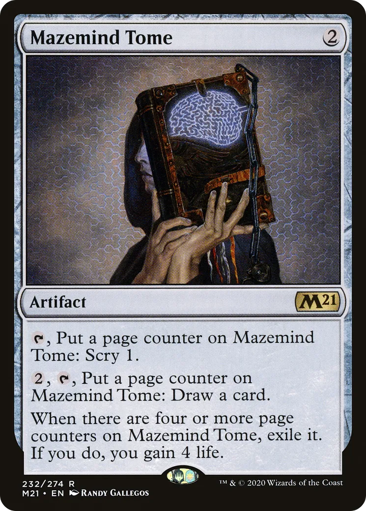 Mazemind Tome — Core Set 2021 — Magic: The Gathering