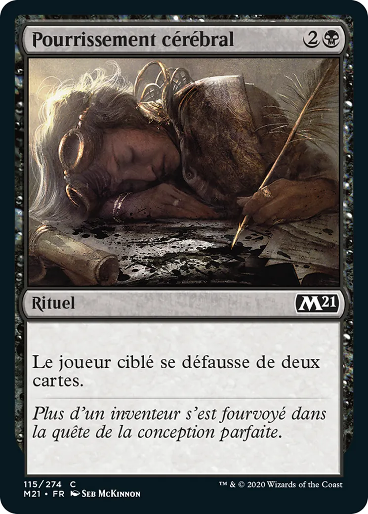 Pourrissement cérébral — Core Set 2021 — Magic: The Gathering