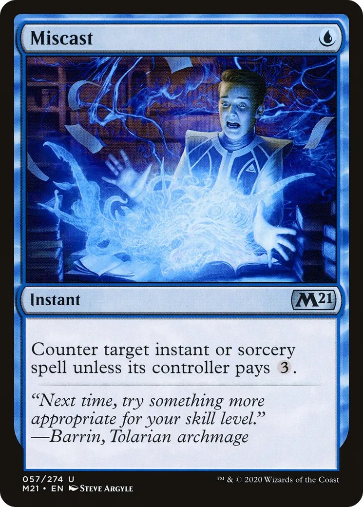 Miscast — Core Set 2021 — Magic: The Gathering