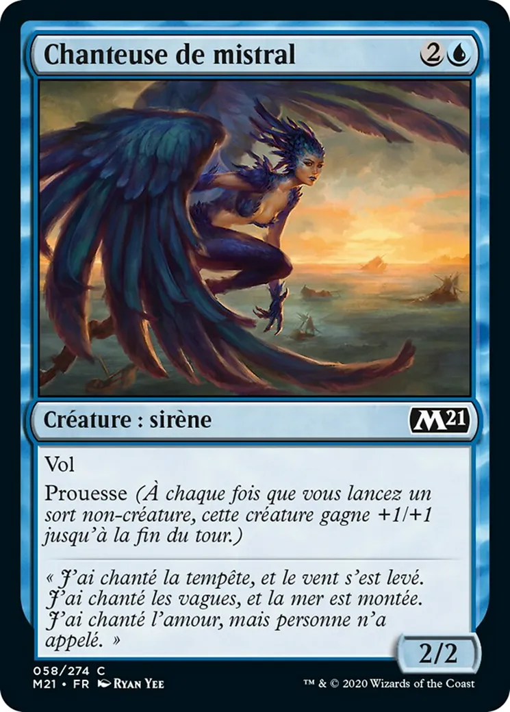 Chanteuse de mistral — Core Set 2021 — Magic: The Gathering