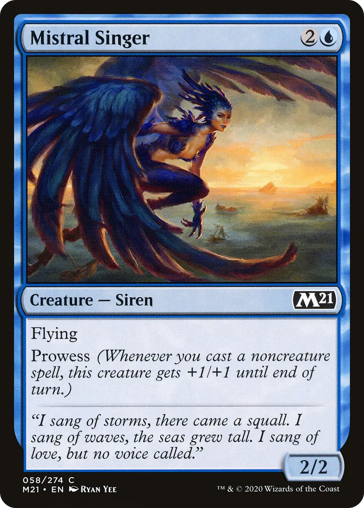 Chanteuse de mistral — Core Set 2021 — Magic: The Gathering