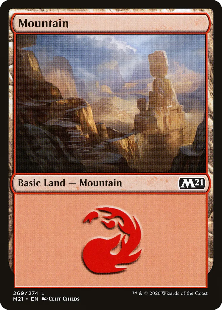 Mountain — Core Set 2021 — Magic: The Gathering